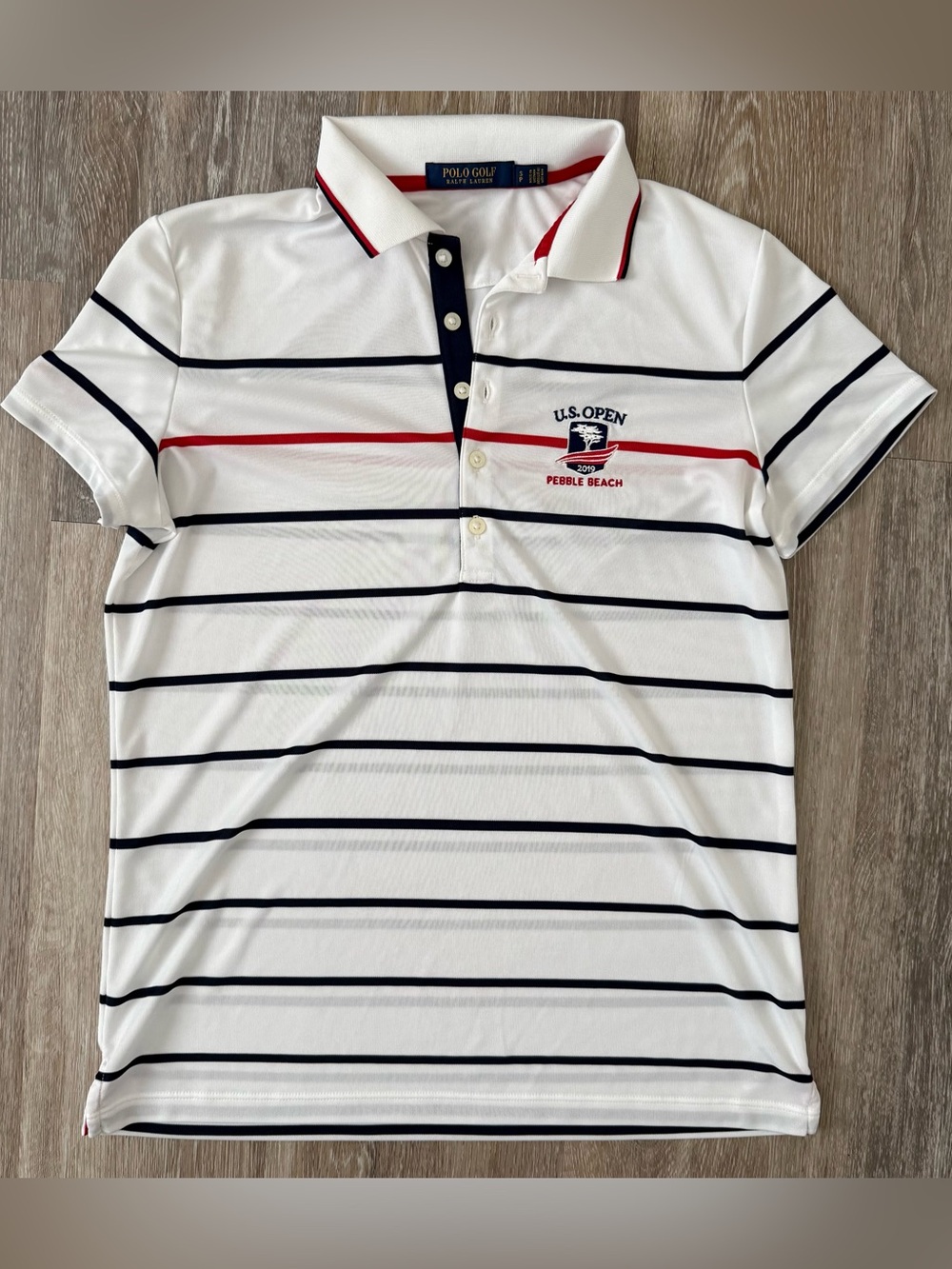 Ralph Lauren POLO GOLF Striped 2019 U.S. Open Pebble Beach Polo Shirt